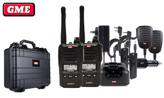 GME TX6160TP 5 watt UHF CB handheld radio, twin pack